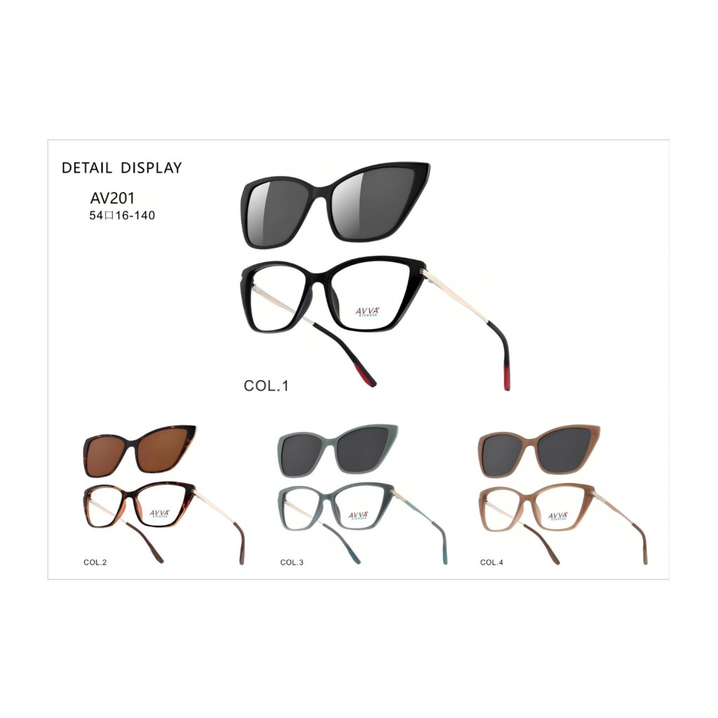 AVVA AV-201 MODEL C.03 RENK 54-16/140 TEK KLİPSLİ ÇERÇEVE