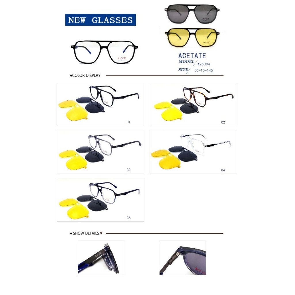 AVVA AV5004 MODEL C2 RENK 55-15/145 EKARTMAN ÇİFT KLİPSLİ ÇERÇEVE