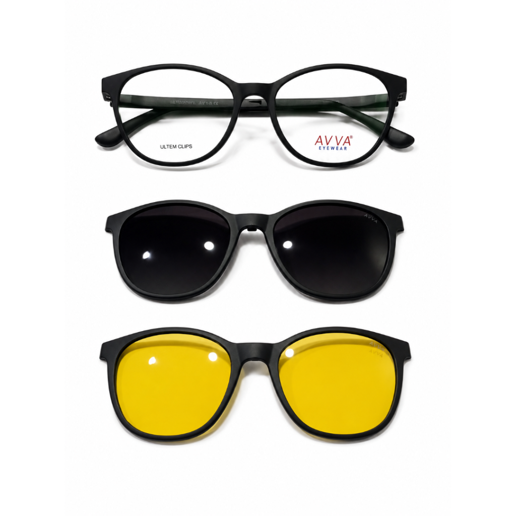 AVVA AV516 MODEL C.02 RENK ACETATET KLİPSLİ ÇERÇEVE 52-17/140