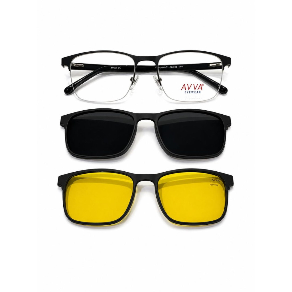 AVVA AV520N MODEL C.01 RENK 55-19/145 METAL KLİPSLİ ÇERÇEVE