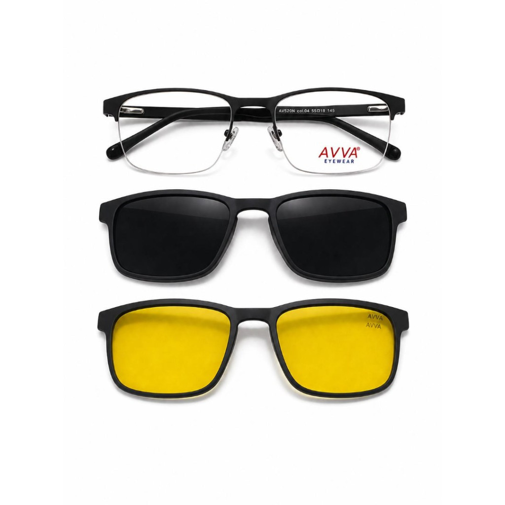 AVVA AV520N MODEL C.04 RENK 55-19/145 METAL KLİPSLİ ÇERÇEVE