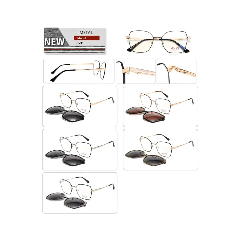 AVVA AV5605 MODEL C.05 RENK 53-17/142 ULTEM KLİPSLİ ÇERÇEVE