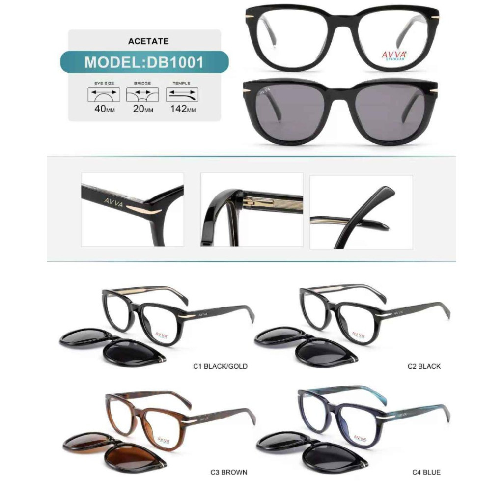 AVVA DB1001 MODEL C.04 RENK 40-20/142 KLİPSLİ ÇERÇEVE