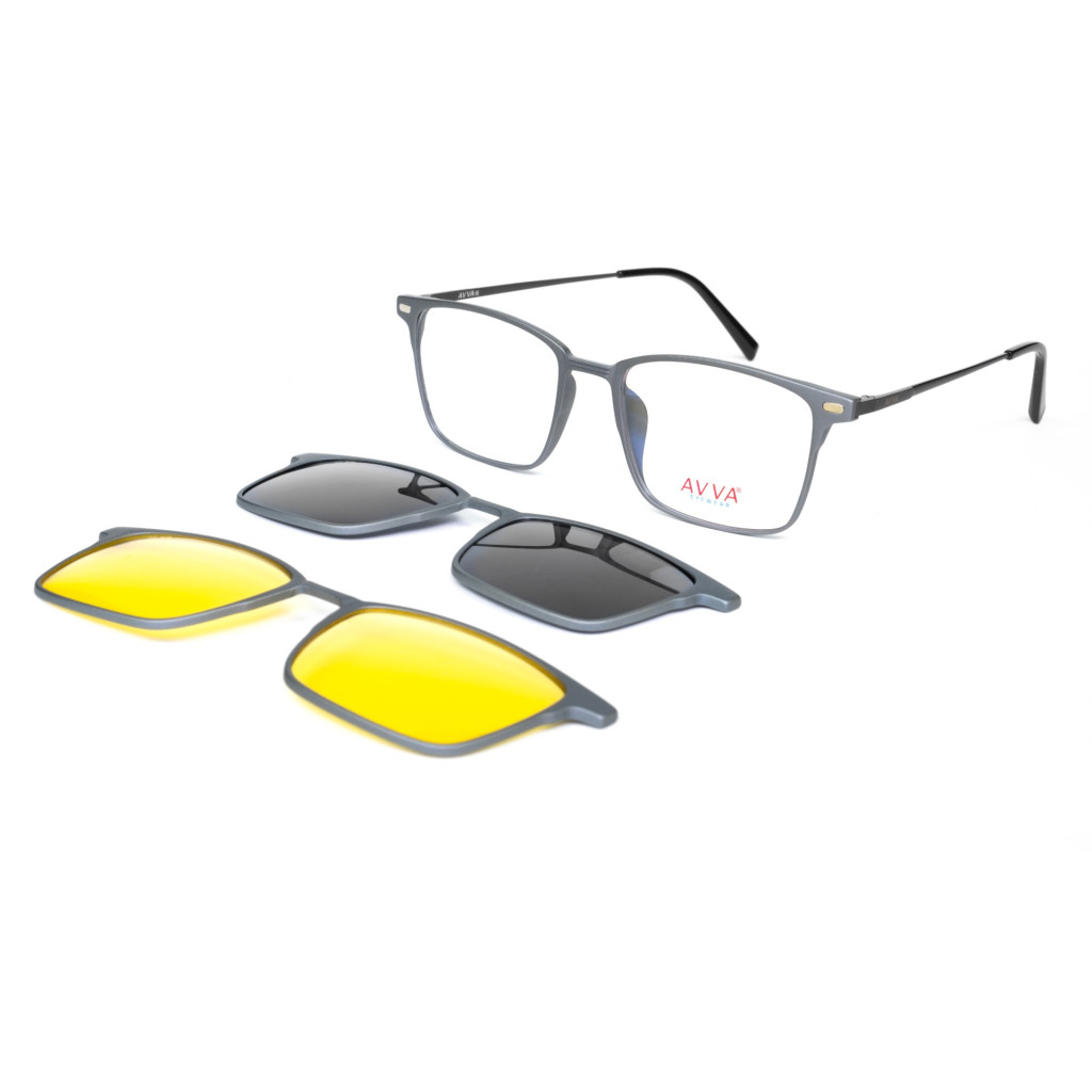 AVVA YDS2122 C.04 52-18/145 ULTEM ÇİFT KLİPSLİ ÇERÇEVE