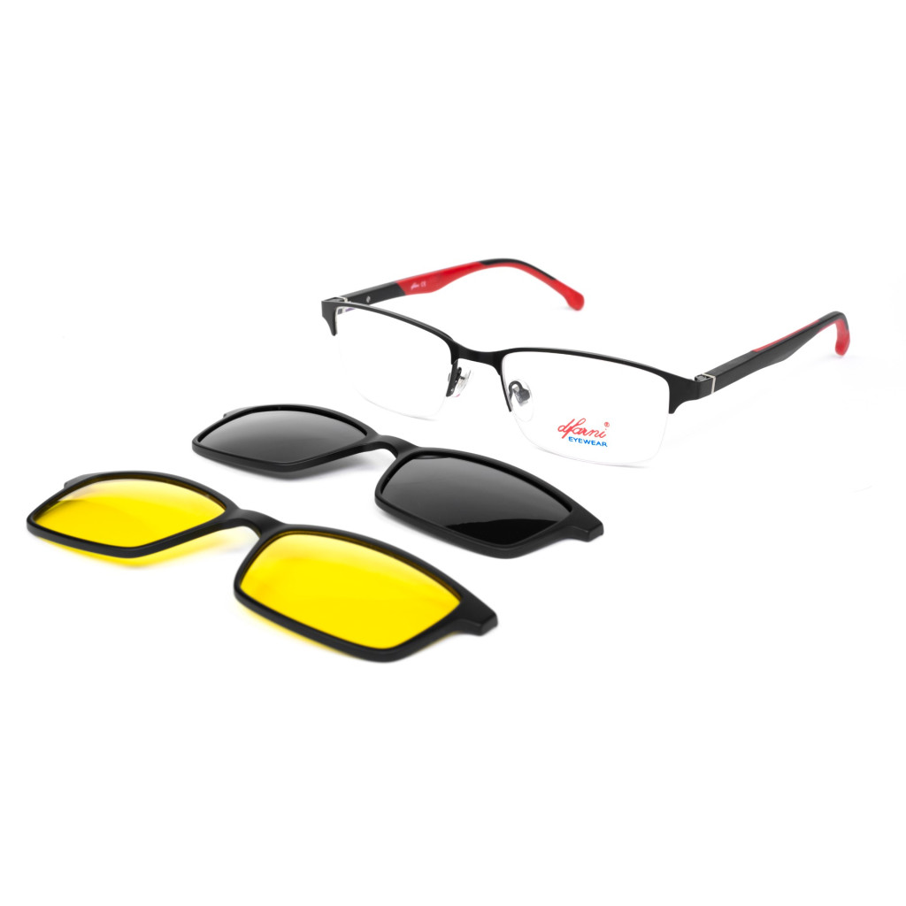DFARNİ DFK2000 MODEL C.01 RENK LAZER NİLÖR ÇİFT KLİPSLİ ÇERÇEVE 52-18/140