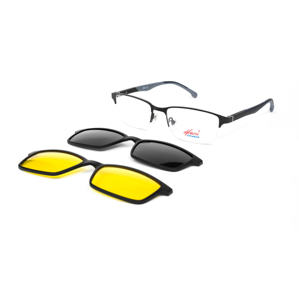 DFARNİ DFK2000 MODEL C.03 RENK LAZER NİLÖR ÇİFT KLİPSLİ ÇERÇEVE 52-18/140