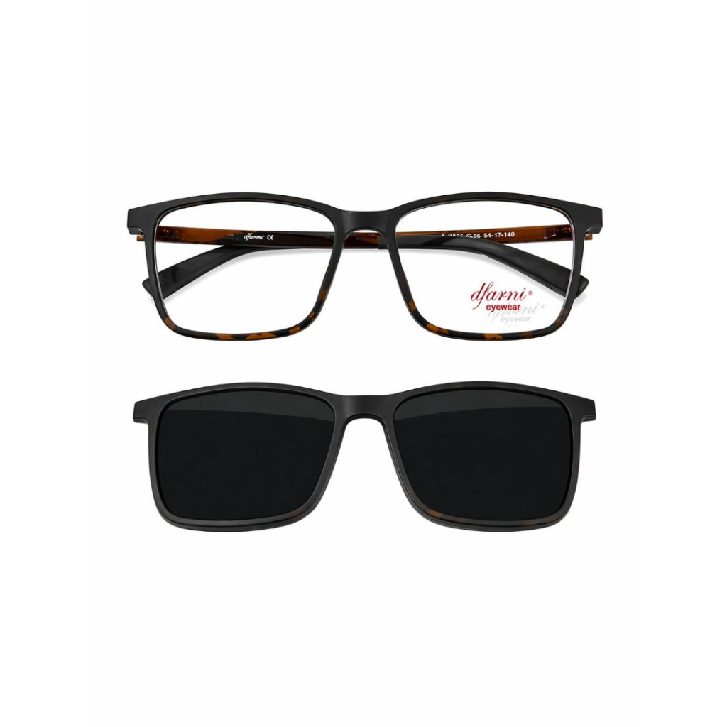 DFARNİ DFK2001 MODEL C.04 RENK 54-17/140  TEK KLİPSLİ ÇERÇEVE