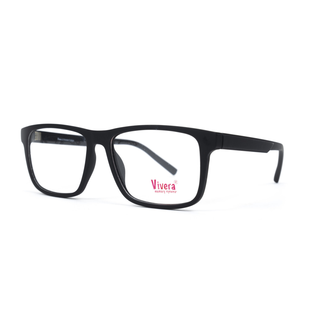 VİVERA 1044 MODEL C.12 MAT SİYAH RENK ERKEK ÇERÇEVE 52-17/143 (KILIFSIZ)