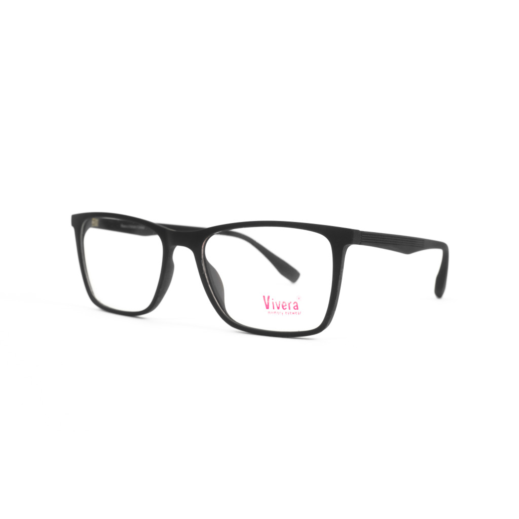VİVERA 1015 MODEL C.12 MAT SİYAH RENK ERKEK ÇERÇEVE 57-19/148 (KILIFSIZ)